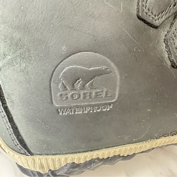 SOREL Out 'N About Plus Boot - Black Leather - Size 7.5 - Picture 11 of 13